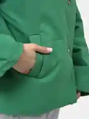 Зеленый куртка женская лёгкая ОСЕНЬ оверсайз