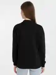 Черный свитшот женский, утепленный