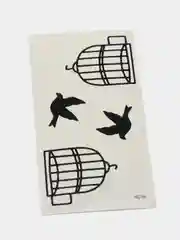 Коралловый временные татуировки