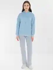 Белый худи женское утепленное с начесом, унисекс