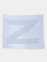 Наклейка "Z" (5,5*4 см) БЕЗ ФОНА, на стекло, на телефон,на чехол, на автомобиль, зэт, зет