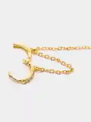 Серьги на цепочке (1шт)/ Серьги кисти на цепочке бижутерные/ Серьги конго на цепочке