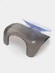 Серый держатель - вешалка для бритвы