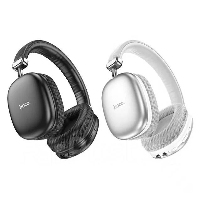 Белый полноразмерные Беспроводные наушники HOCO W35 MAX NEW UPGRADE MicroSD Bluetooth AUX