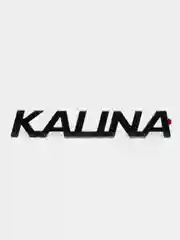 Черный шильдик с надписью Kalina (Калина)