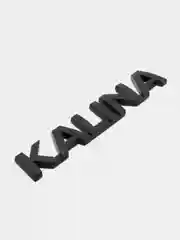 Черный шильдик с надписью Kalina (Калина)