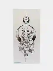 Оливковый переводные тату/для тела/временные тату/временные татуировки 21*10 см
