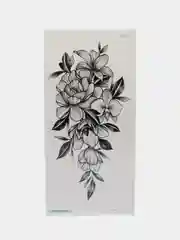 Черный переводные тату/для тела/временные тату/временные татуировки 21*10 см