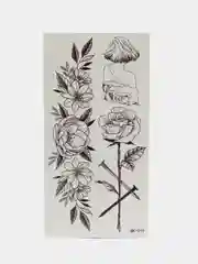 Коралловый переводная тату, Временная татуировка, 96 * 190 мм