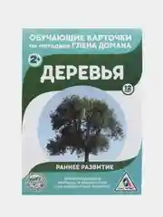 Бирюзовый развивающие карточки по методике Г. Домана для детей, 12 карт, А6, 3+