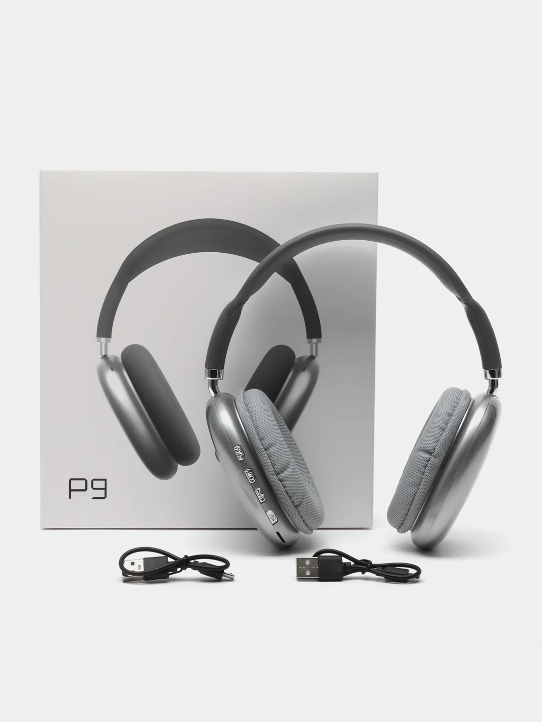 Синий беспроводные Bluetooth-наушники P9 Max Max, совместимые с Apple и Android