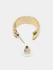 Золотой серьги кольца широкие