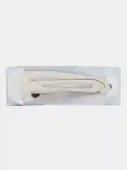 Серебряный заколка для волос клик-клак с подвеской