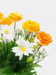 Желтый искусственные цветы