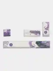 Пурпурный клавиши кейкапы формата OEM для механической клавиатуры
