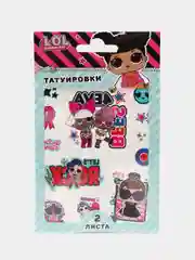 Наклейки-татуировки L.O.L. Surprise, 10 х 12 см, 2 листа, дизайн Friends