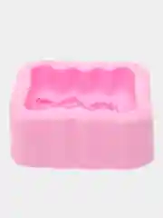 Розовый силиконовый молд для мыла Маргаритка (хризантема, подсолнух)