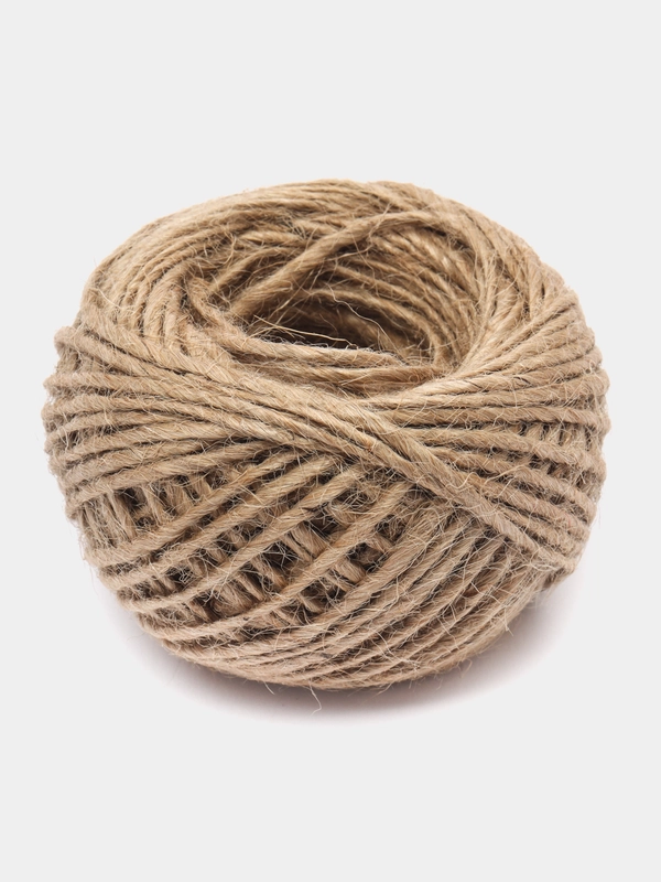 Шпагат джутовый, веревка, клубок, 1120 текс, 45 м