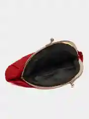 Красный женский кошелек из натуральной кожи