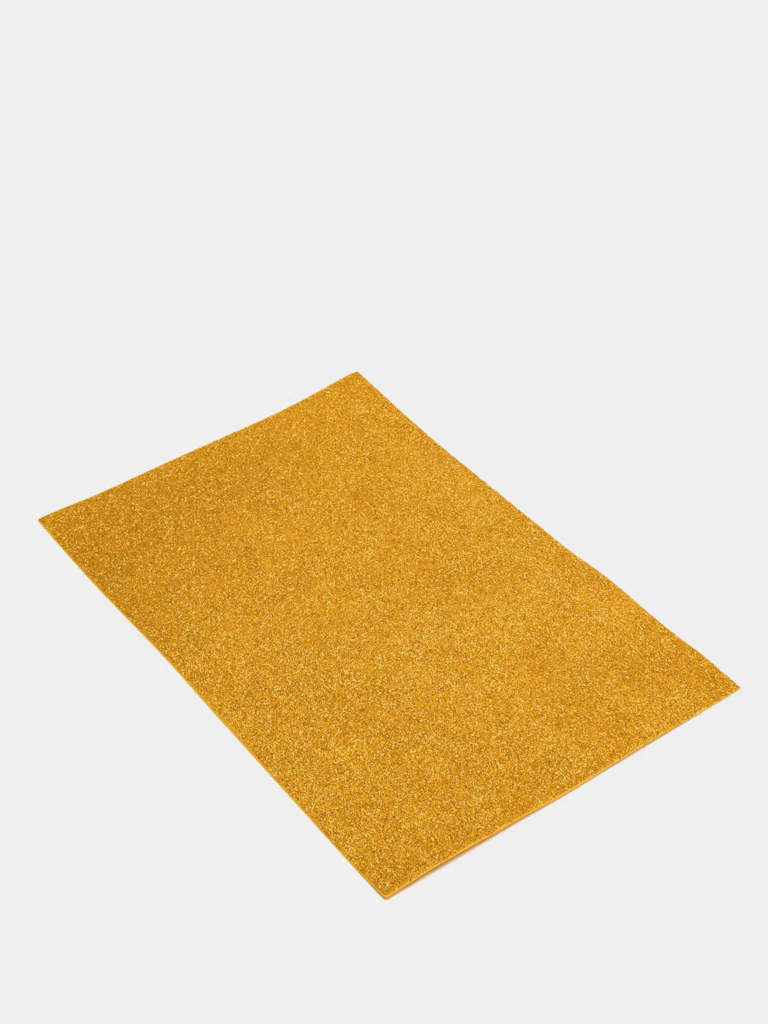 Желтый фоамиран глиттерный, 20*30 см