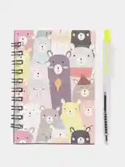 Белый блокноты маленькие для малышей c ручкой
