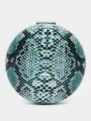 Бирюзовый зеркало складное, карманное, косметическое, двойное