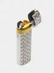 Серый металлик зажигалка подарочная