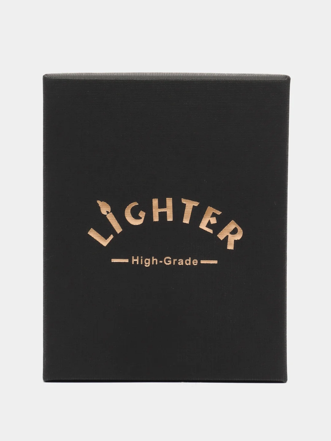 Золотой зажигалка газовая в подарочном футляре LIGHTER High Grade