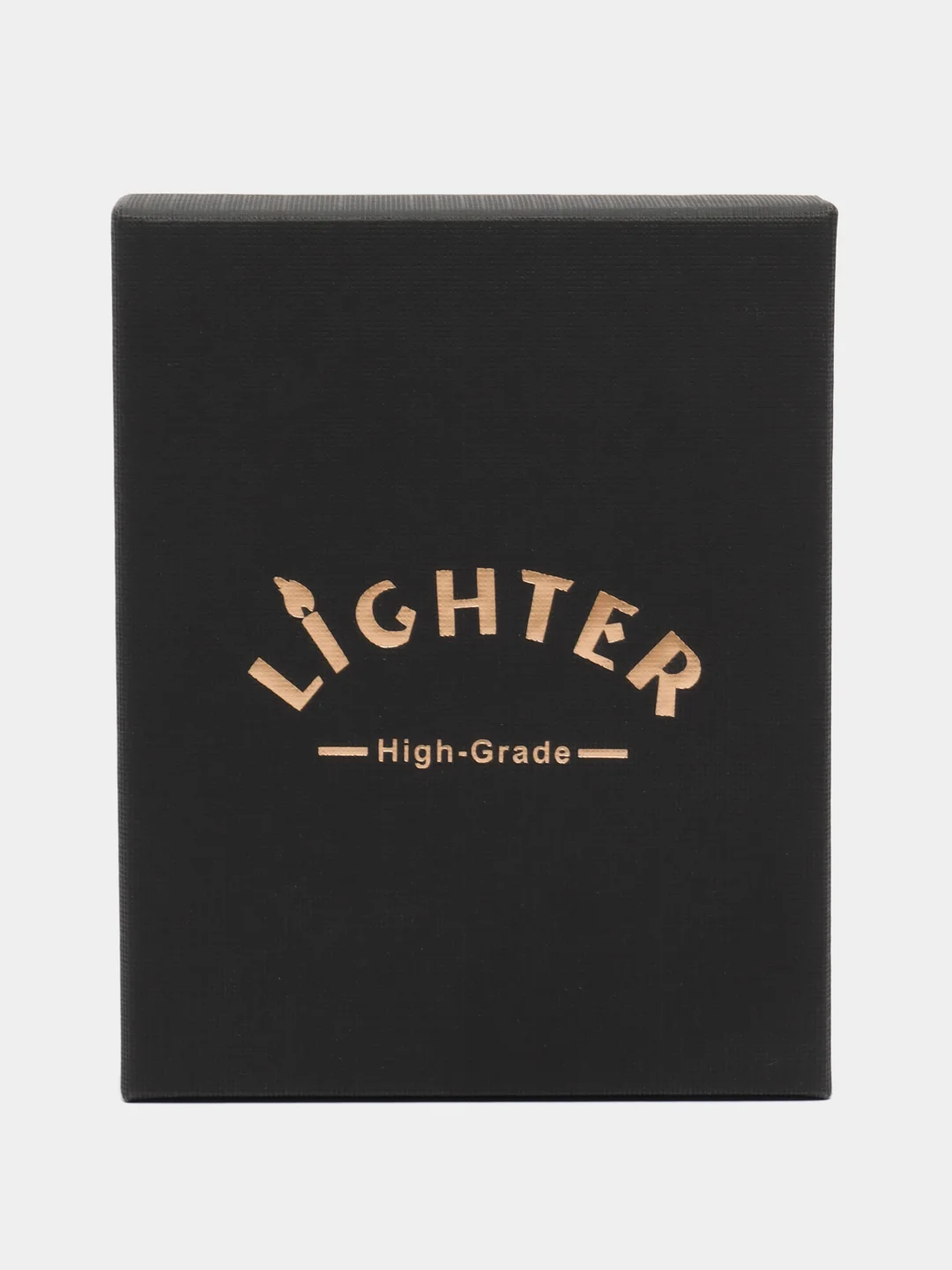 Золотой зажигалка газовая в подарочном футляре LIGHTER High Grade