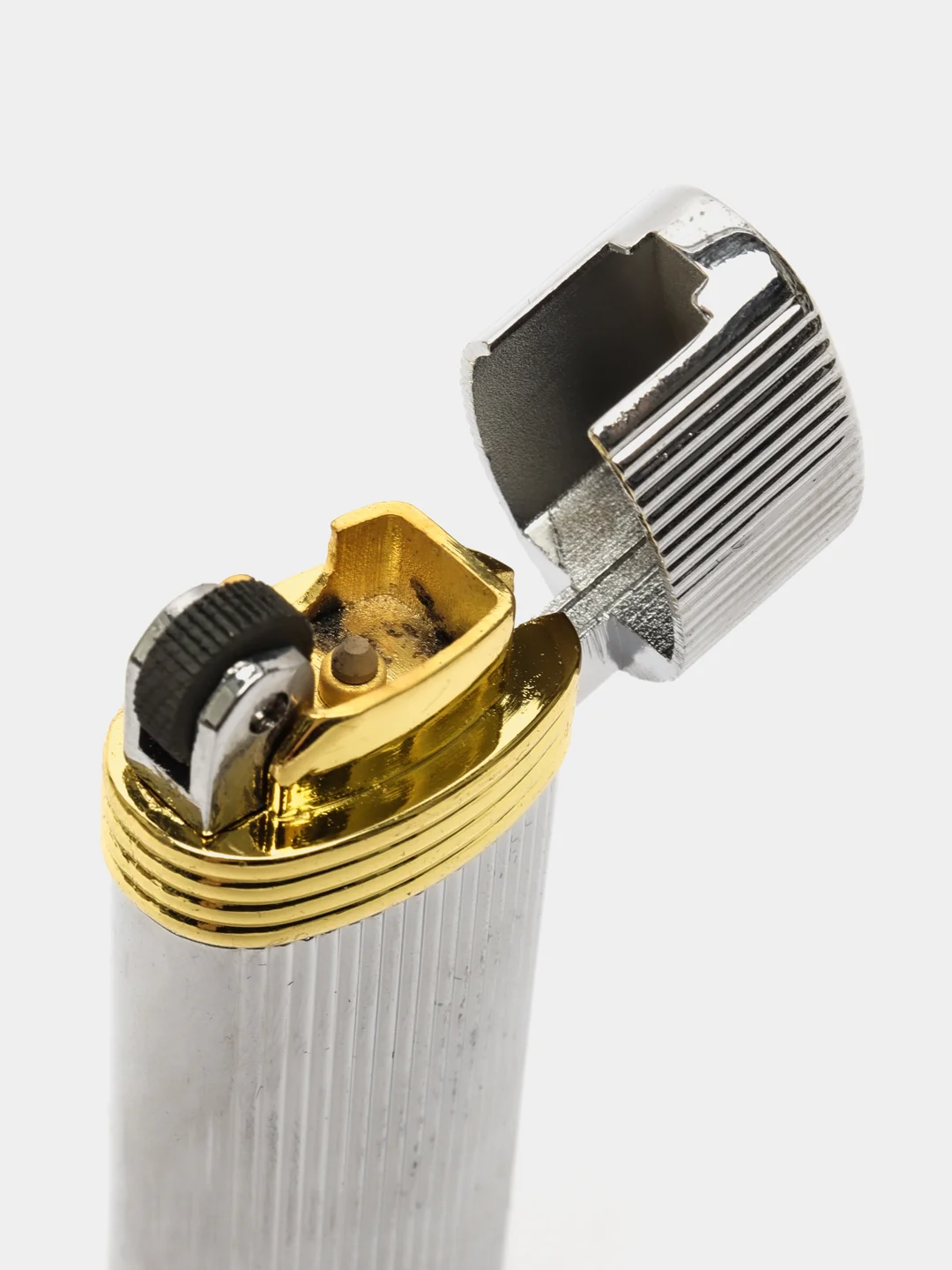 Золотой зажигалка газовая в подарочном футляре LIGHTER High Grade