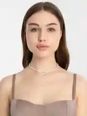 Черный чокер с сердцем