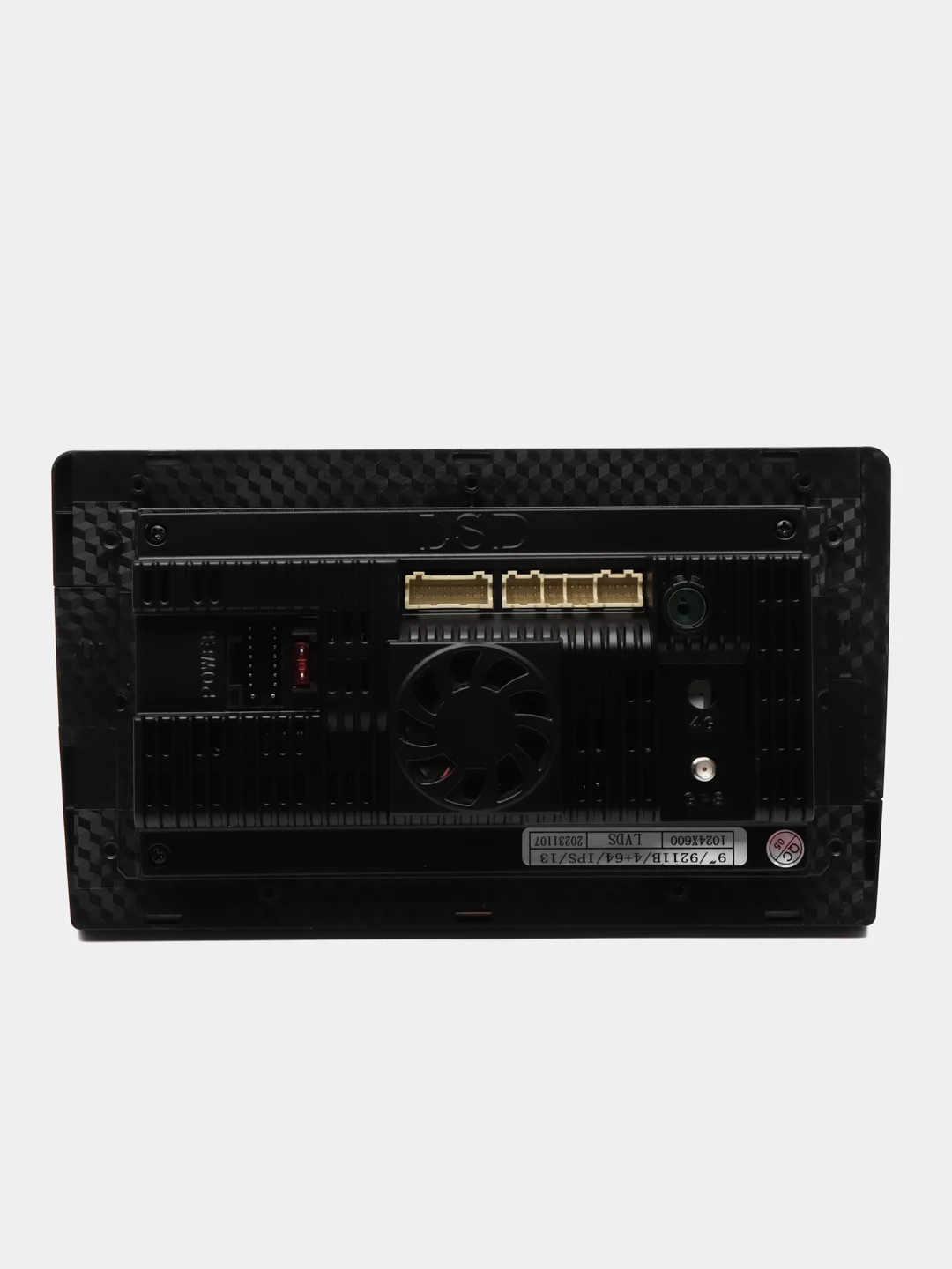 Черный магнитола 2 DIN с Android, 2GB+32GB, экран 9", Bluetooth, USB