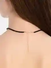 Черный чокер с сердцем