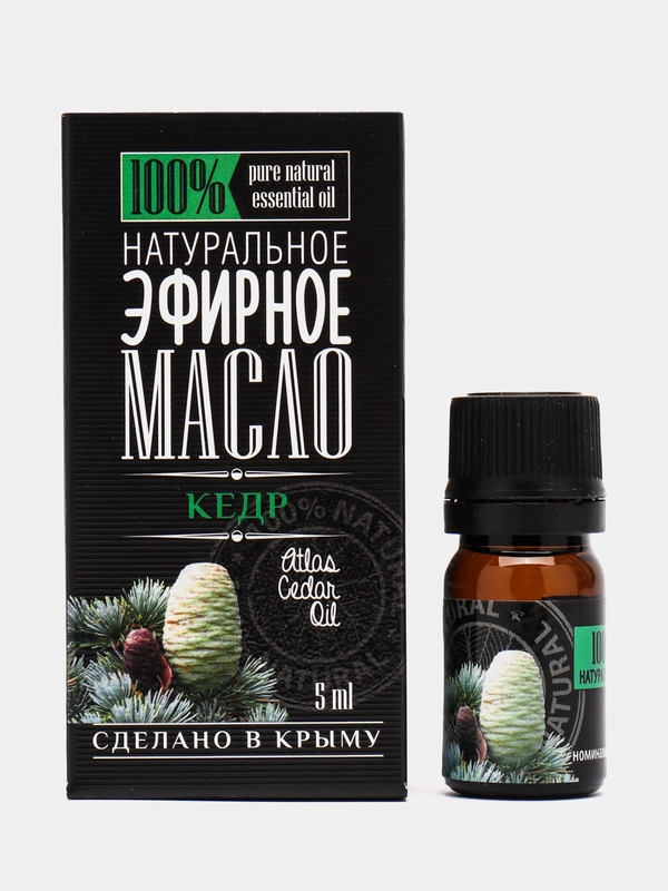 Эфирное масло Кедр "Крымские масла", 5 мл