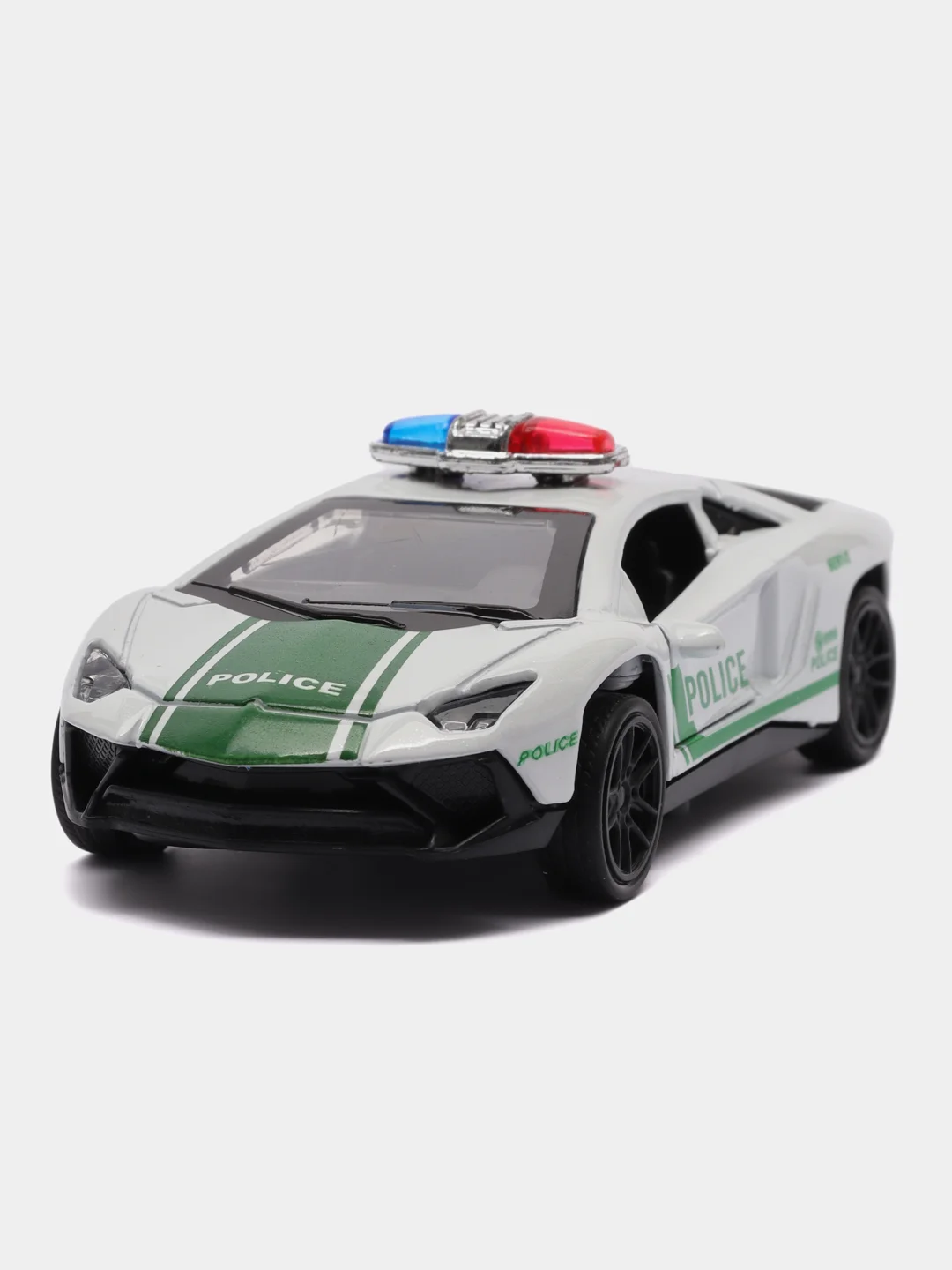 Белый металлическая коллекционная машинка Lamborghini Аventador