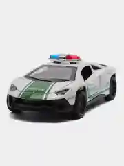 Белый металлическая коллекционная машинка Lamborghini Аventador
