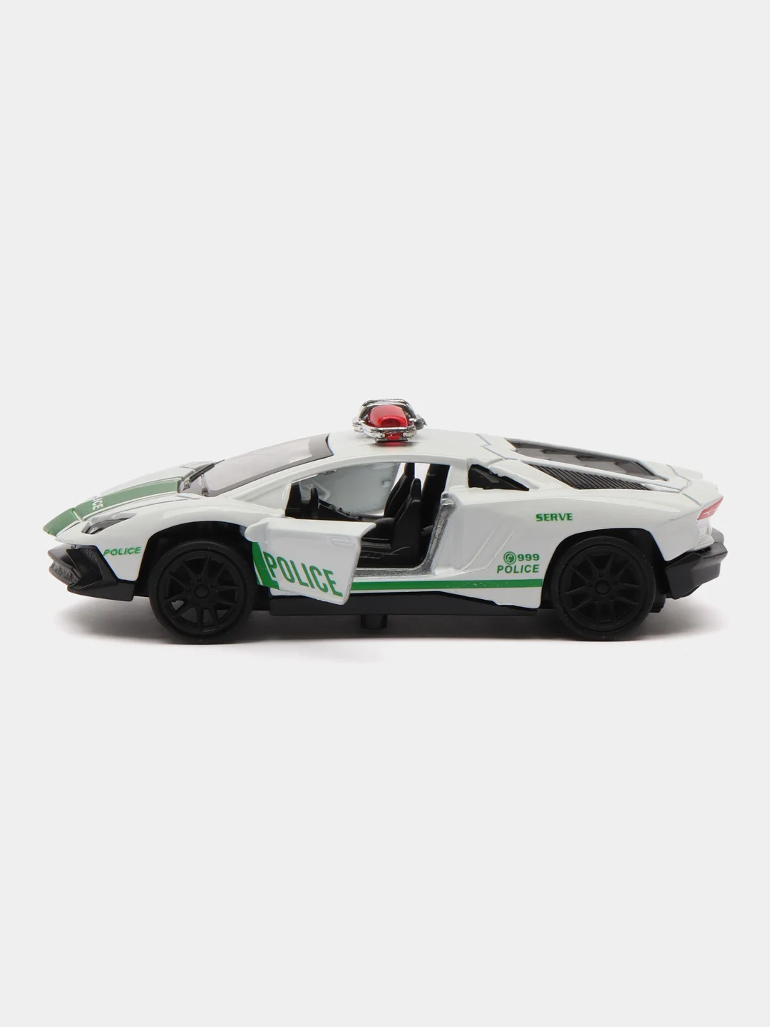 Белый металлическая коллекционная машинка Lamborghini Аventador
