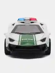 Белый металлическая коллекционная машинка Lamborghini Аventador