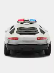 Белый металлическая коллекционная машинка Lamborghini Аventador