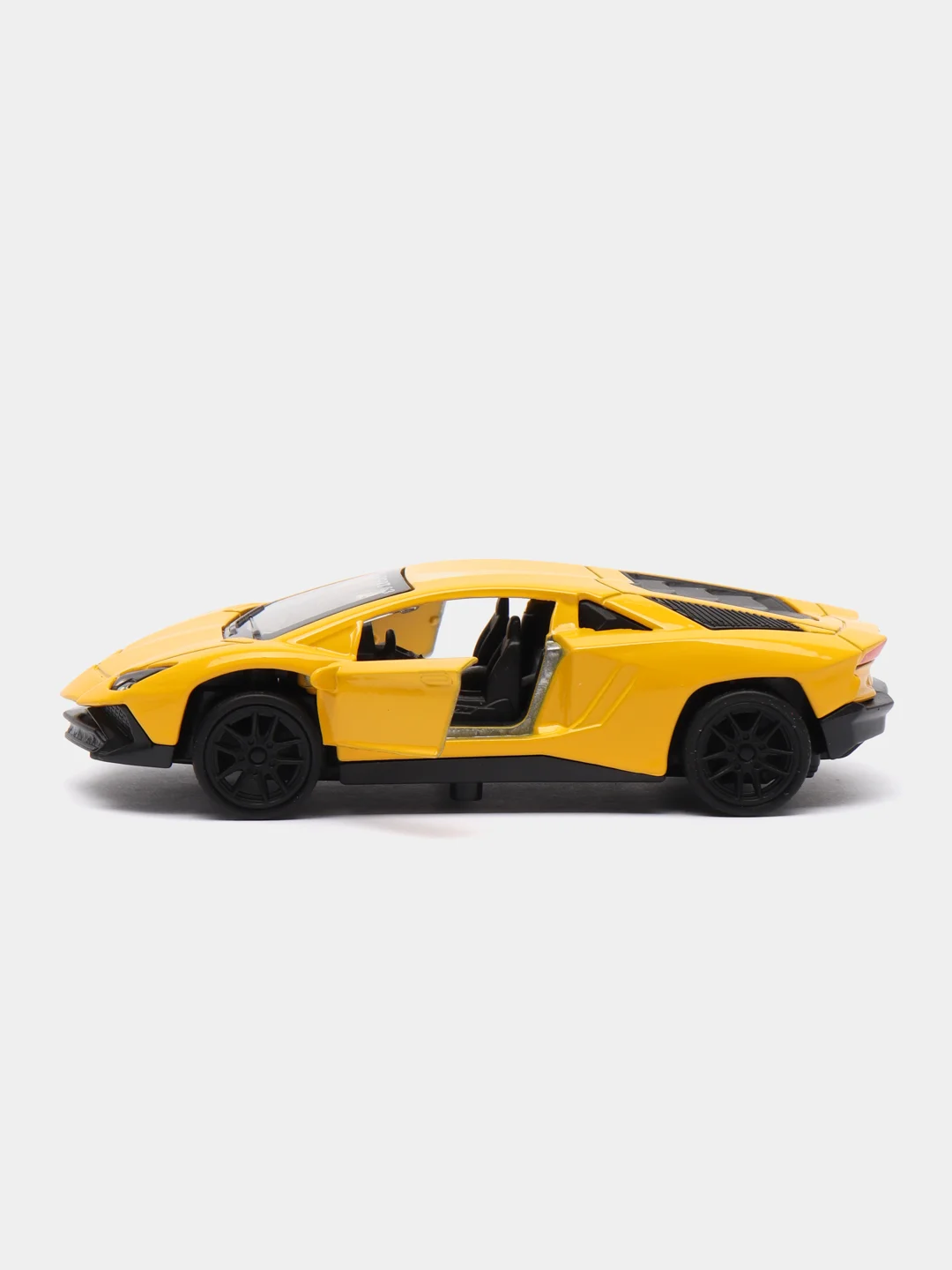Белый металлическая коллекционная машинка Lamborghini Аventador