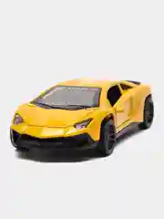Желтый металлическая коллекционная машинка Lamborghini Аventador