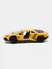 Лимонный металлическая коллекционная машинка Lamborghini Аventador