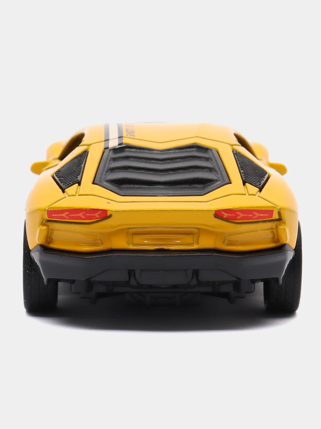 Лимонный металлическая коллекционная машинка Lamborghini Аventador