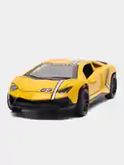 Лимонный металлическая коллекционная машинка Lamborghini Аventador