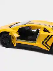 Лимонный металлическая коллекционная машинка Lamborghini Аventador