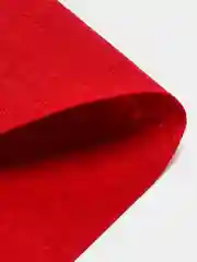 Красный фетр листовой, средняя жёсткость