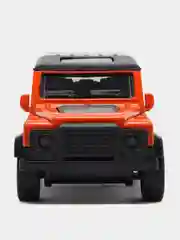 Оранжевый металлическая коллекционная машинка Land Rover Defender