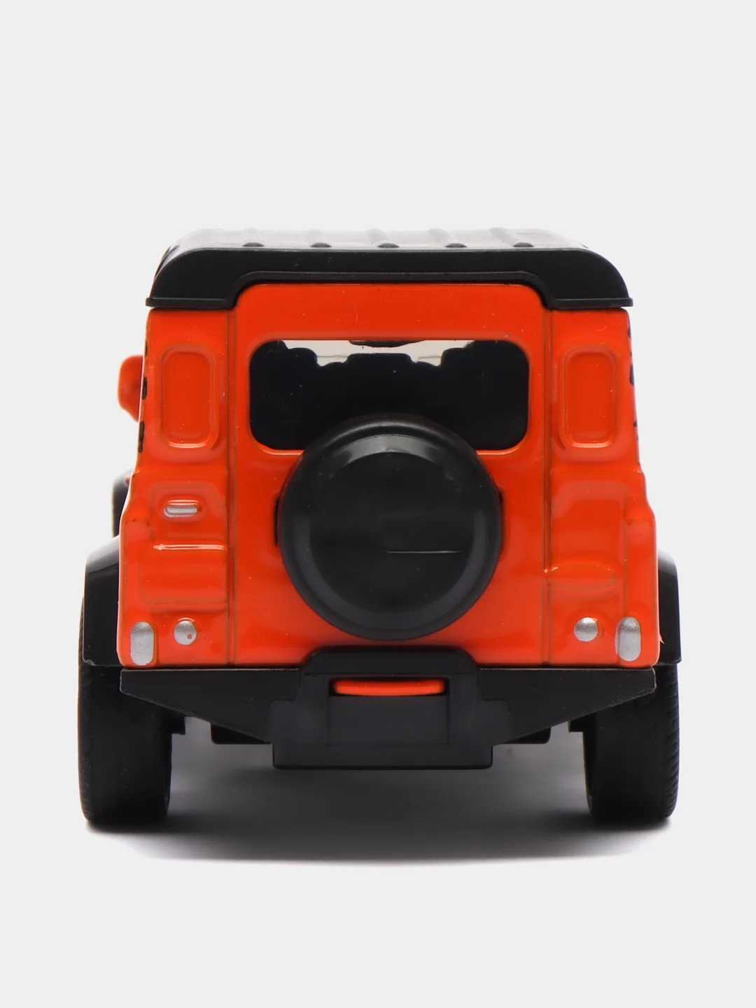 Оранжевый металлическая коллекционная машинка Land Rover Defender