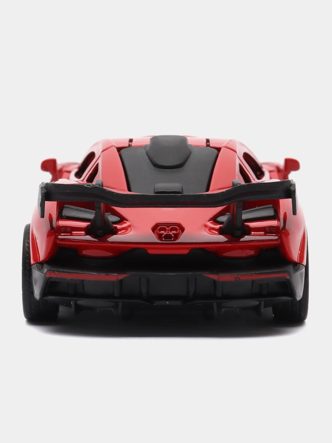 Красный металлическая коллекционная машинка McLaren Senna