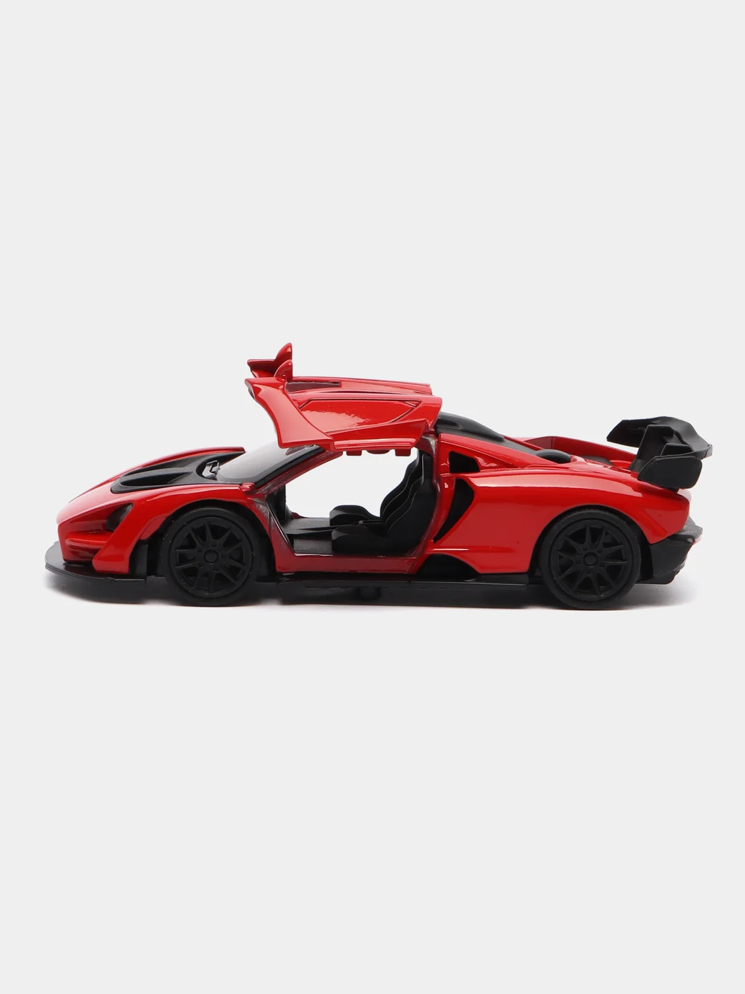 Красный металлическая коллекционная машинка McLaren Senna